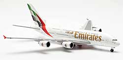 Airplane Models: Emirates - Airbus A380 - 1/500