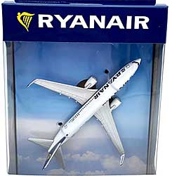 Toys: Ryanair B737 Die Cast Toy Metal Model