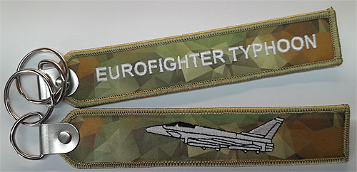 Key ring: Eurofighter Typhoon - Camouflage