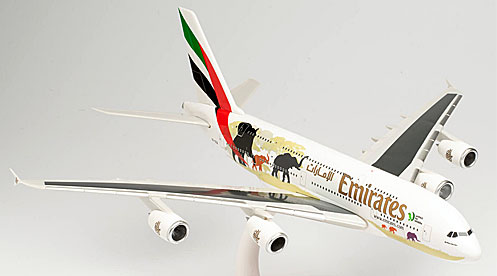 Airplane Models: Emirates - United for Wildlife - Airbus A380 - 1/250