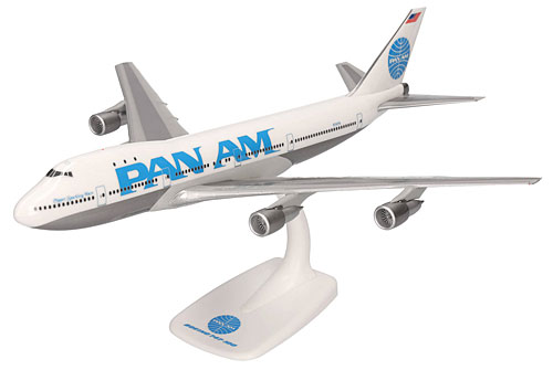 Airplane Models: Pan Am - Boeing 747-100 - 1/250