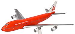Airplane Models: Braniff - Boeing 747-100 - 1/250